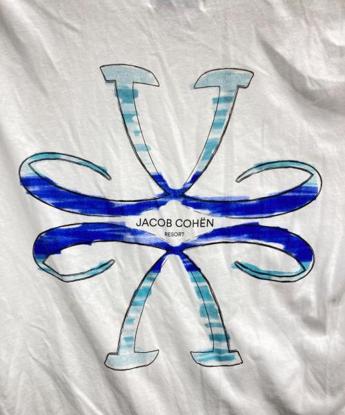 JACOB COHEN（ヤコブコーエン）JACOB COHEN (ヤコブコーエン) プリントTシャツ ホワイト サイズ:Sの古着・服飾アイテム