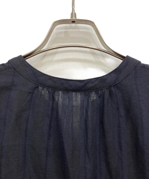23区（ニジュウサンク）23区 (ニジュウサンク) リネン混マキシワンピース ネイビー サイズ:Mの古着・服飾アイテム