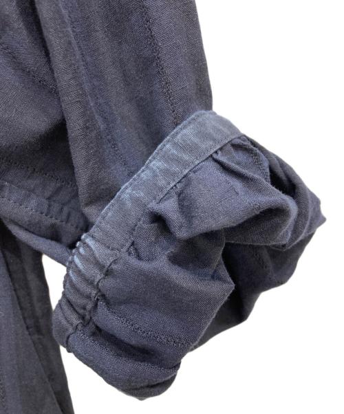 23区（ニジュウサンク）23区 (ニジュウサンク) リネン混マキシワンピース ネイビー サイズ:Mの古着・服飾アイテム