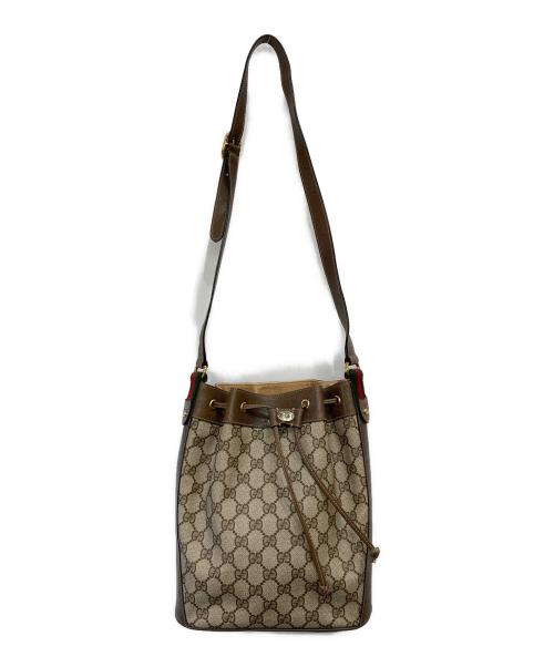 GUCCI（グッチ）GUCCI (グッチ) シェリーラインショルダーバッグ ベージュの古着・服飾アイテム