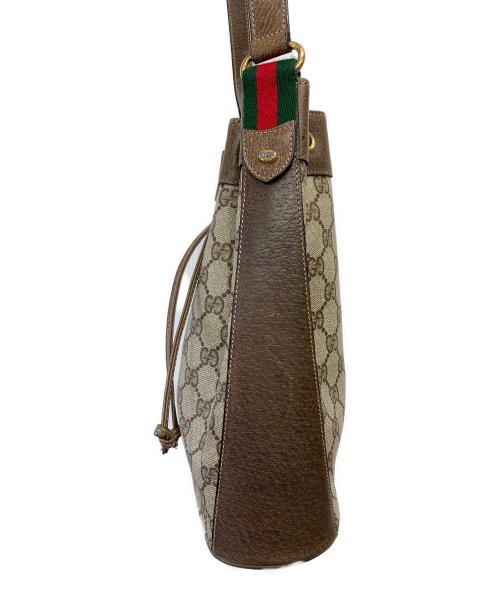 GUCCI（グッチ）GUCCI (グッチ) シェリーラインショルダーバッグ ベージュの古着・服飾アイテム