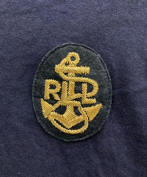 LAUREN RALPH LAUREN（ローレン ラルフ ローレン）LAUREN RALPH LAUREN (ローレン ラルフ ローレン) 刺繍半袖カットソー ネイビー サイズ:XSの古着・服飾アイテム