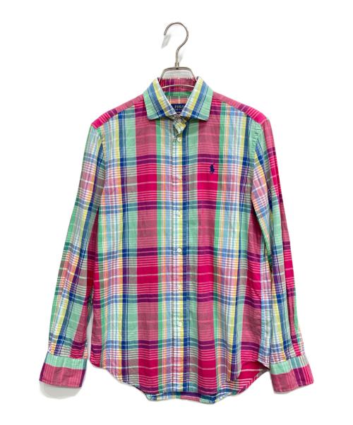 POLO RALPH LAUREN（ポロ・ラルフローレン）POLO RALPH LAUREN (ポロ・ラルフローレン) シャツ ピンク サイズ:2の古着・服飾アイテム