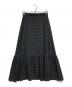 UNITED ARROWS (ユナイテッドアローズ) ドットティアードロングスカート ブラック サイズ:M：4000円