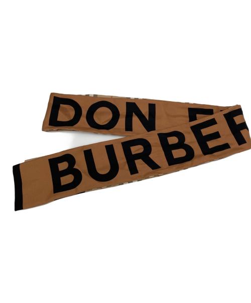 BURBERRY LONDON（バーバリーロンドン）BURBERRY LONDON (バーバリーロンドン) シルクスカーフ ブラウンの古着・服飾アイテム