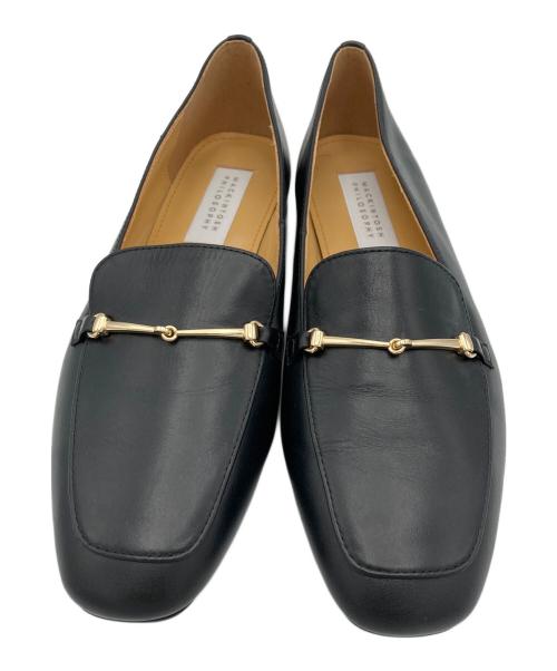 MACKINTOSH PHILOSOPHY（マッキントッシュ フィロソフィー）MACKINTOSH PHILOSOPHY (マッキントッシュ フィロソフィー) フラットシューズ ブラック サイズ:23.5cmの古着・服飾アイテム