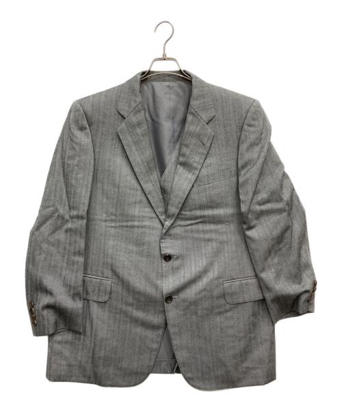 Burberry's（バーバリーズ）Burberry's (バーバリーズ) ジレ付ウールテーラードジャケット グレー サイズ:175の古着・服飾アイテム