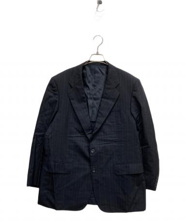 希少 バーバリーズ ビッグロゴ ライナー付 ブルゾン 収納フード 紺 SA 中古・古着通販】Burberry's (バーバリーズ) ウールテーラード