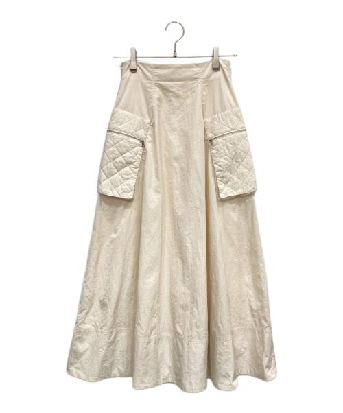 ESTNATION（エストネーション）ESTNATION (エストネーション) スカート アイボリー サイズ:36の古着・服飾アイテム