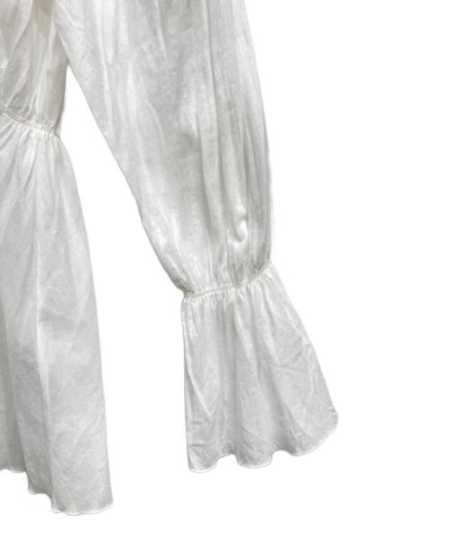 Plage（プラージュ）Plage (プラージュ) COTTON SHIRRING ブラウス ホワイト サイズ:FREEの古着・服飾アイテム