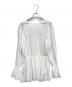 Plage (プラージュ) COTTON SHIRRING ブラウス ホワイト サイズ:FREE：5000円