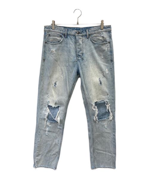 Ksubi（スビ）Ksubi (スビ) ダメージデニムパンツ ブルー サイズ:34の古着・服飾アイテム