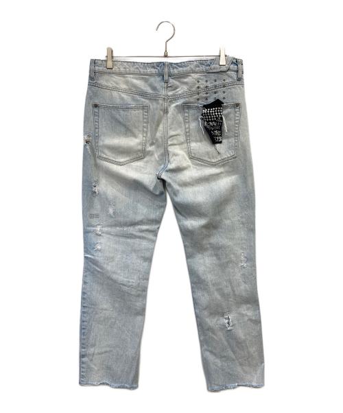 Ksubi（スビ）Ksubi (スビ) ダメージデニムパンツ ブルー サイズ:34の古着・服飾アイテム