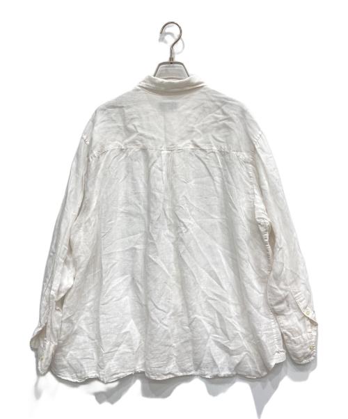 SLOBE IENA（スローブ イエナ）SLOBE IENA (スローブ イエナ) リネンコットンカシュクールシャツ ホワイト サイズ:FREEの古着・服飾アイテム