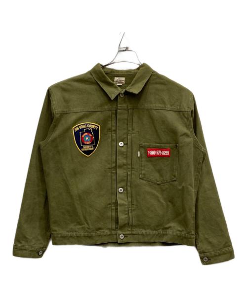 BACKERS（バッカーズ）Backers (バッカーズ) ワークジャケット オリーブ サイズ:Lの古着・服飾アイテム