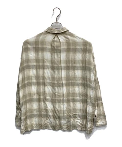 REMI RELIEF（レミレリーフ）REMI RELIEF (レミレリーフ) CHECK 2 WAY SHIRT グリーン サイズ:FREEの古着・服飾アイテム