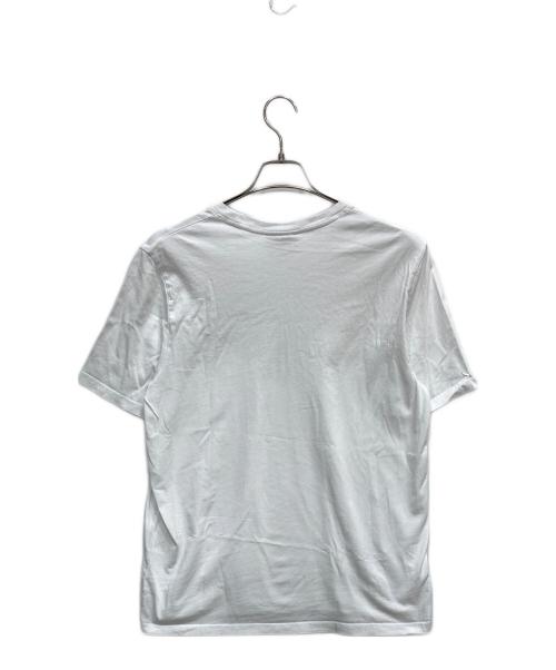 maison kitsune（メゾンキツネ）MAISON KITSUNE (メゾンキツネ) CHILLAX FOX PATCH REGULAR TEE SHIRT ホワイト サイズ:Mの古着・服飾アイテム
