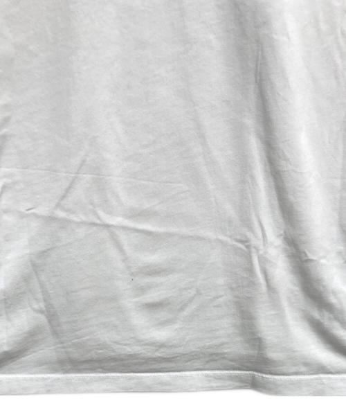 maison kitsune（メゾンキツネ）MAISON KITSUNE (メゾンキツネ) CHILLAX FOX PATCH REGULAR TEE SHIRT ホワイト サイズ:Mの古着・服飾アイテム