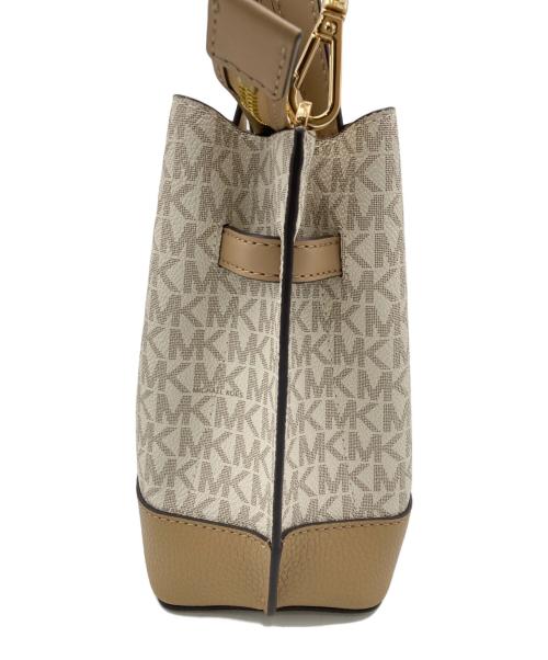 MICHAEL KORS（マイケルコース）MICHAEL KORS (マイケルコース) 2WAYバッグ ベージュの古着・服飾アイテム