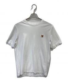 maison kitsune（メゾンキツネ）の古着「FOX HEAD PATCH REGULAR TEE SHIRT」｜ホワイト