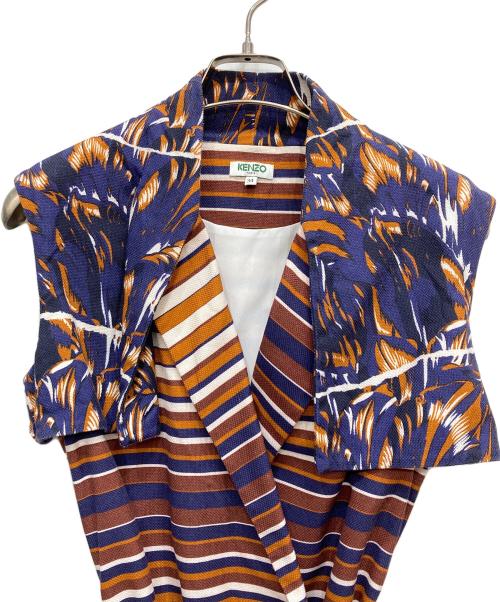 KENZO（ケンゾー）KENZO (ケンゾー) ノースリーブワンピース オレンジ サイズ:Mの古着・服飾アイテム