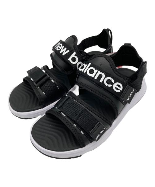 NEW BALANCE（ニューバランス）NEW BALANCE (ニューバランス) ストラップサンダル ブラック サイズ:24cm 未使用品の古着・服飾アイテム