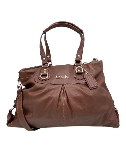 COACH（コーチ）COACH (コーチ) 2WAYショルダーバッグ ブラウンの古着・服飾アイテム