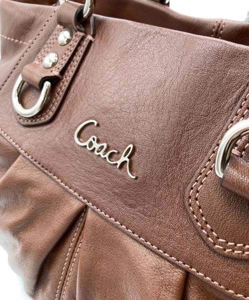 COACH（コーチ）COACH (コーチ) 2WAYショルダーバッグ ブラウンの古着・服飾アイテム
