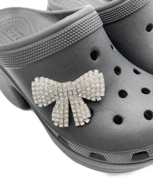 crocs（クロックス）crocs (クロックス) 厚底サンダル ブラック サイズ:Mの古着・服飾アイテム
