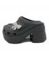 crocs (クロックス) 厚底サンダル ブラック サイズ:M：7000円