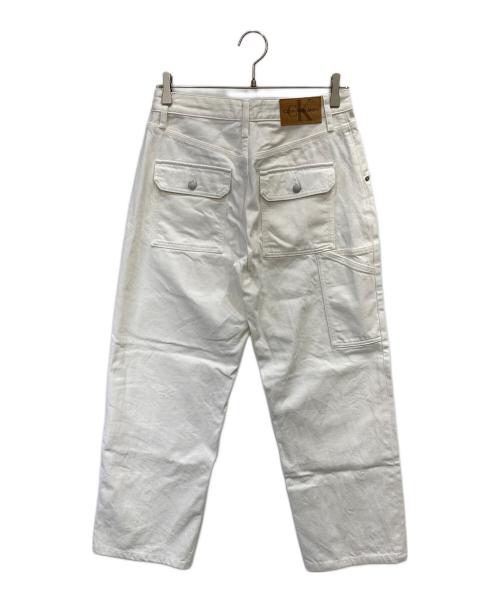 Calvin Klein Jeans（カルバンクラインジーンズ）Calvin Klein Jeans (カルバンクラインジーンズ) デニムパンツ ホワイト サイズ:W27（68.5cm）の古着・服飾アイテム