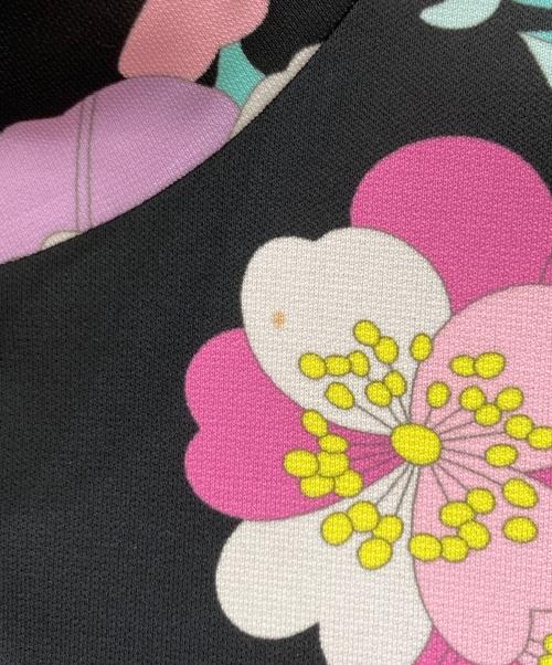 LEONARD SPORT（レオナール スポーツ）LEONARD SPORT (レオナール スポーツ) 花柄ポロシャツ ブラック サイズ:Ⅼの古着・服飾アイテム