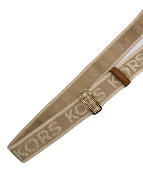 MICHAEL KORS（マイケルコース）MICHAEL KORS (マイケルコース) MAEVE ラージ ロゴ クロスボディバッグ ブラウンの古着・服飾アイテム