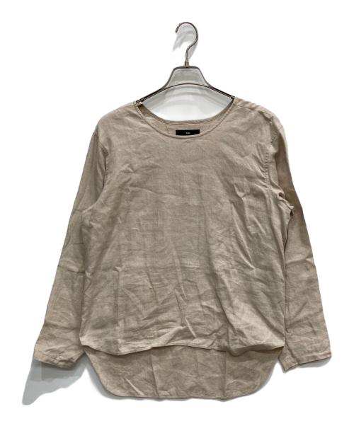 wafu（ワフー）wafu (ワフー) リネンカットソー ベージュ サイズ:1の古着・服飾アイテム