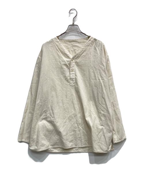 Kinema（キネマ）Kinema (キネマ) スリーピングシャツ アイボリー サイズ:Mの古着・服飾アイテム