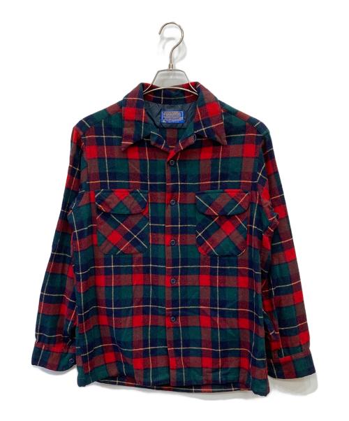 PENDLETON（ペンドルトン）PENDLETON (ペンドルトン) ウールシャツ レッド サイズ:Mの古着・服飾アイテム