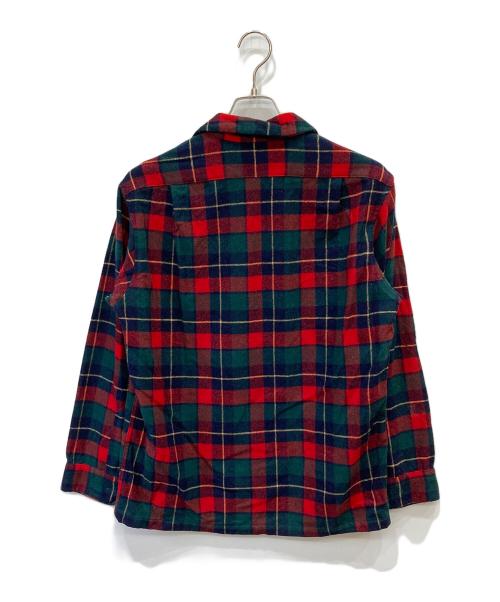 PENDLETON（ペンドルトン）PENDLETON (ペンドルトン) ウールシャツ レッド サイズ:Mの古着・服飾アイテム