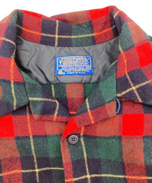 PENDLETON（ペンドルトン）PENDLETON (ペンドルトン) ウールシャツ レッド サイズ:Mの古着・服飾アイテム