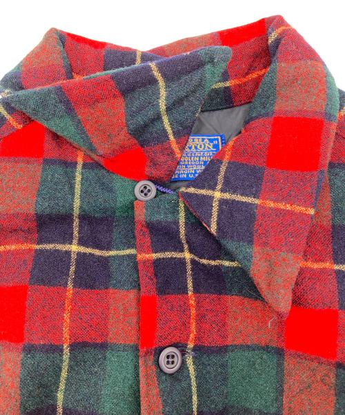 PENDLETON（ペンドルトン）PENDLETON (ペンドルトン) ウールシャツ レッド サイズ:Mの古着・服飾アイテム