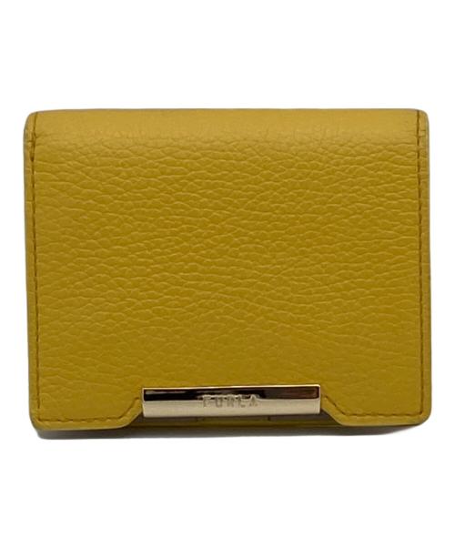 FURLA（フルラ）FURLA (フルラ) 2つ折り財布 イエローの古着・服飾アイテム