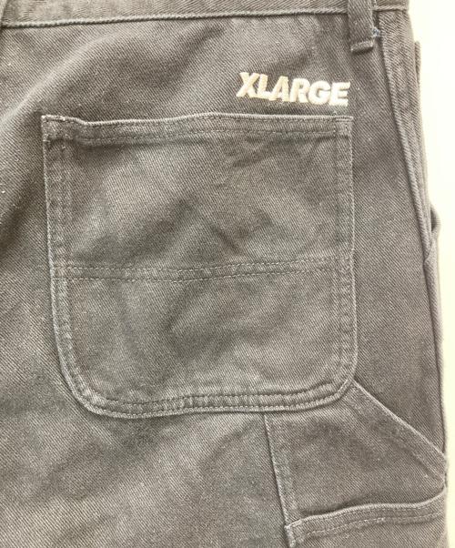 X-LARGE（エクストララージ）X-LARGE (エクストララージ) ペインターパンツ ブラック サイズ:W32の古着・服飾アイテム