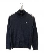 BURBERRY BLACK LABELバーバリーブラックレーベル）の古着「ニットジャケット」｜グレー