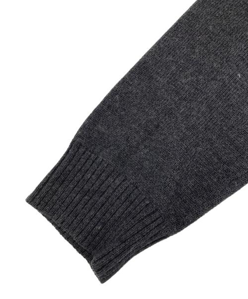 BURBERRY BLACK LABEL（バーバリーブラックレーベル）BURBERRY BLACK LABEL (バーバリーブラックレーベル) ニットジャケット グレー サイズ:3の古着・服飾アイテム