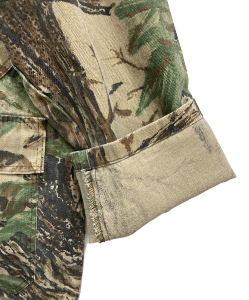 なし（ナシ）なし (ナシ) カバーオール オリーブ サイズ:表示なしの古着・服飾アイテム