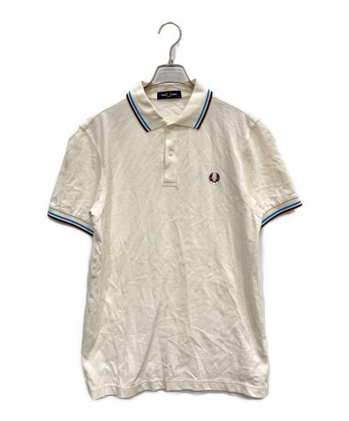 FRED PERRY（フレッドペリー）FRED PERRY (フレッドペリー) ポロシャツ ホワイト サイズ:Mの古着・服飾アイテム