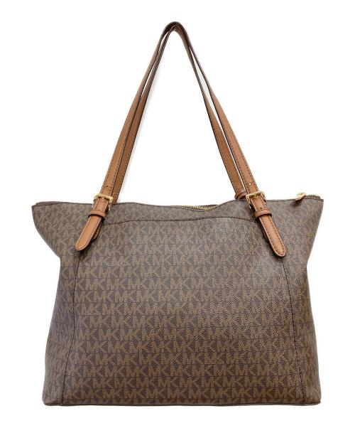 MICHAEL KORS（マイケルコース）MICHAEL KORS (マイケルコース) トートバッグ ブラウンの古着・服飾アイテム
