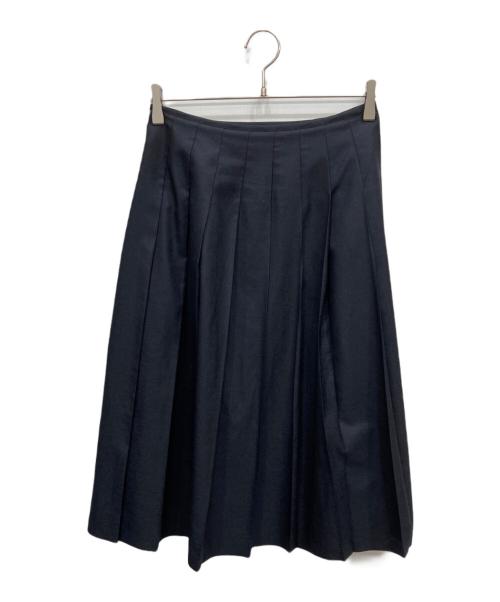 BLUE LABEL CRESTBRIDGE（ブルーレーベルクレストブリッジ）BLUE LABEL CRESTBRIDGE (ブルーレーベルクレストブリッジ) ラップスカート ネイビー サイズ:SIZE38の古着・服飾アイテム