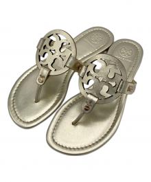 TORY BURCH（トリーバーチ）の古着「サンダル」｜ゴールド