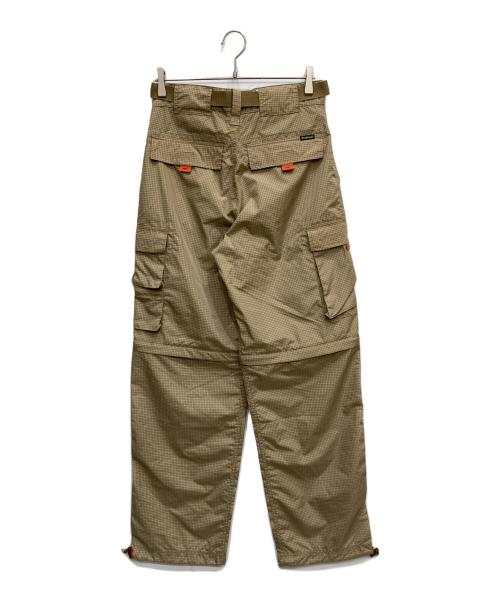 OSH KOSH（オシュコシュ）OSH KOSH (オシュコシュ) ナイロンギミックパンツ ブラウン サイズ:Mの古着・服飾アイテム