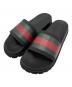 GUCCI（グッチ）の古着「ラバーメンズ スライドサンダル」｜ブラック